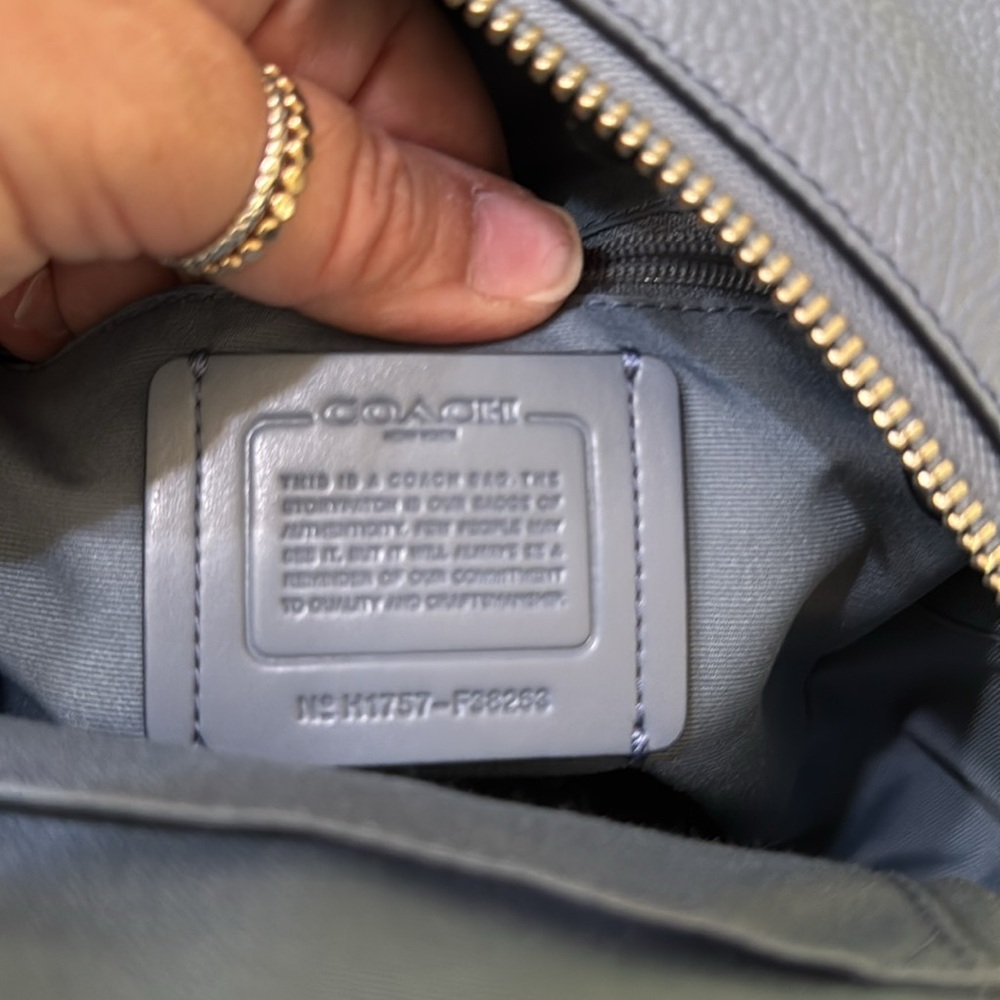 Coach mini Charlie pebbled leather backpack - Picture 5 of 9